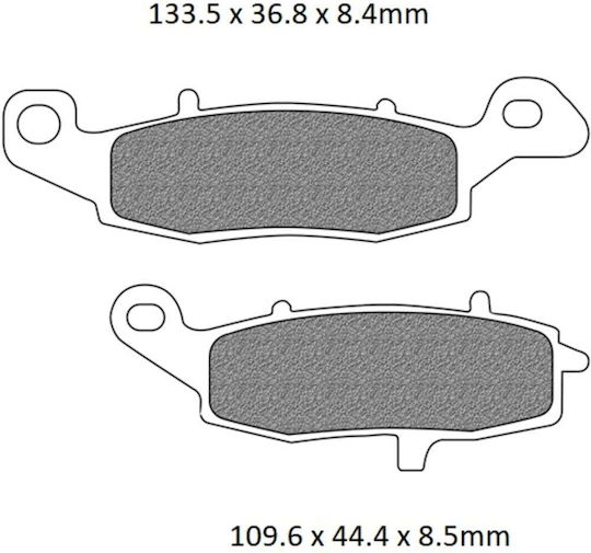 Artrax Motorcycle Brake Pads Front for Kawasaki GPZ / Vulcan
