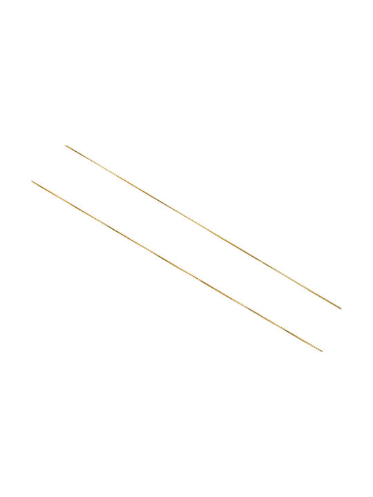 Δημιουργικό Βιλδιρίδης Goldene Kette Nacken 14K mit einer Länge von 40cm