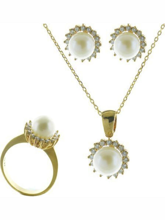Paraxenies Schmuckset aus Vergoldetem Silber Paraxenies Schmuckset aus Vergoldetem Silber