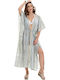 MiandMi Feminin Caftan de Plajă Auriu