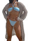 Chica Feminin Kimono de Plajă Bej