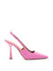 Philippe Lang Leder Pumps mit Riemchen Rosa