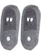 Woolen Winter Women's Slippers Gray