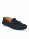 Men's Suede Boat Shoes Navy