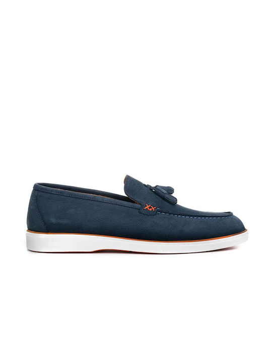 Perlamoda Men's Loafers Blue