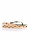 Frauen Flip Flops mit Plattform in Beige Farbe
