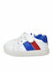 Παιδικά Sneakers με Σκρατς Λευκά