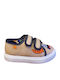 Kinder Sneakers mit Klettverschluss Beige