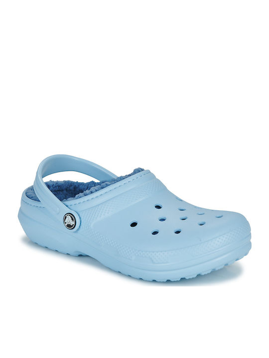 Crocs Παντόφλες Μπλε Classic Lined Clog