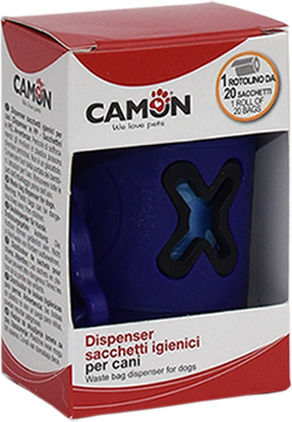 Camon Dog Waste Bag Holder Purple 20pcs