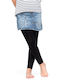 Kinder Leggings Lang Schwarz