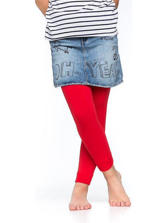 Inizio Kinder Leggings Lang Rot