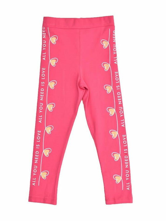 Potre Kinder Leggings Lang Rosa