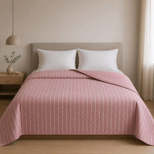 Astron Italy Κουβερλί Υπέρδιπλο Ροζ 220x240cm