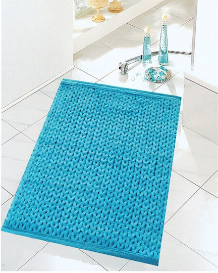 San Lorentzo Badematte Baumwolle 1509 Tirkus Türkis 50x80cm