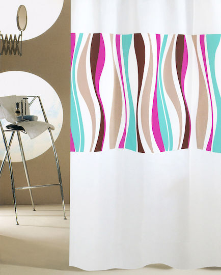 San Lorentzo Duschvorhang Stoff 240x200cm Ecru San Lorentzo Duschvorhang Stoff 240x200cm Ecru
