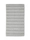 Koulis Carpets Summer Cotton Bedroom Rugs Set Gray 0018-00002-070 3pcs