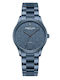 Kenneth Cole LADIES CRYSTALS Women's Watch with Blue Metal Bracelet