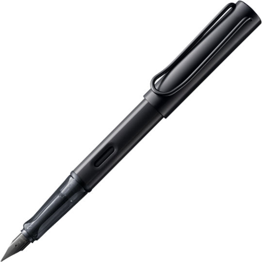 Lamy AL-star 071 Stilou Caligrafie Extra Fine Negru Din Aluminiu Cu Cerneală Neagră