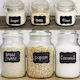 Malatec Small Adhesive Labels in Black Color
