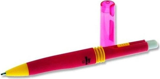 Serve Creion mecanic 1.3mm cu Radiera 1buc Roz
