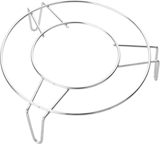 ForHome Round Metallic Grill Rack with Legs 15.6cm