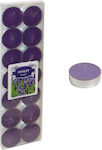 Tealights with Scent Violet in Purple Color 14pcs