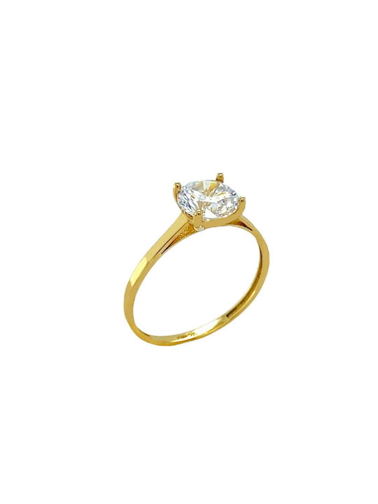 Xryseio Single Stone from Gold 14K