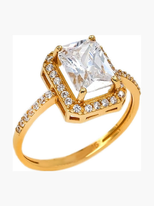Tasoulis Jewellery Collection Μονόπετρο από Χρυσό 14K