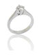 Mentzos Single Stone with Diamond