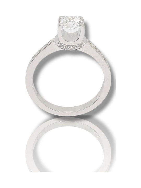 Mentzos Single Stone with Diamond