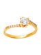 Kontopoulos Single Stone from Gold 14K