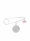Paraxenies Child Safety Pin made of Silver with Constantinato for Girl