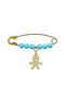 Roloi Kaliamanis Child Safety Pin made of Gold 9K for Boy