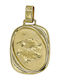 Roloi Kaliamanis Anhänger Kinder Amulett mit Kette aus Gold 14K ZPL1001