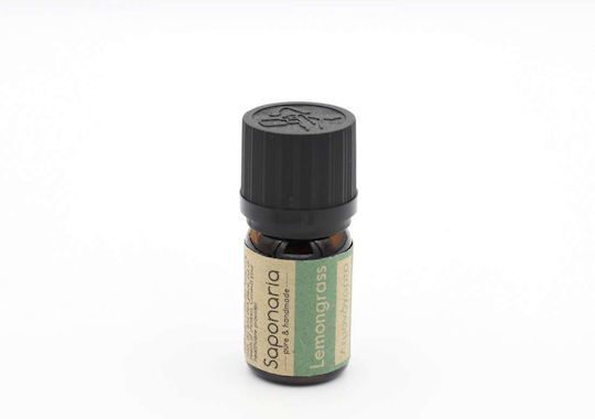 Saponaria Organic Essential Oil Lemongrass 5ml