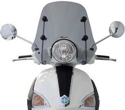 Fabbri Motorcycle Windshield & Windscreen Tinted Visor for Piaggio Liberty / Vespa 2138/LD