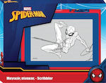 Διακάκης Spiderman Πίνακας Γράψε - Σβήσε Διπλής Όψης