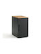 Office Storage Metal Cabinet Oak L70xW40xH75cm