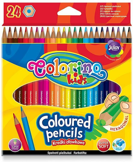 Colorino Ξυλομπογιές Σετ 24 χρώματα