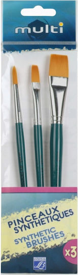 Art & Hobby Set Pensule de Pictură 3buc
