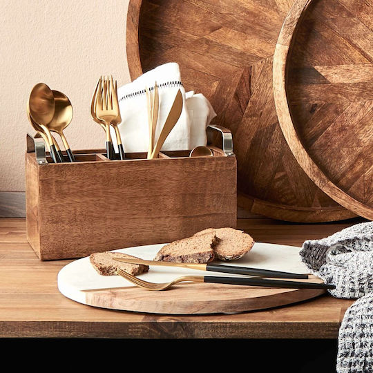 Butlers Holzregal Tischständer 24cm Braun