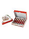 Set Christmas Cutlery Multicolored Height 19cm. 6pcs
