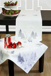 Ilis Home Christmas Table Runner with Trees Ilis Home Christmas Table Runner with Trees