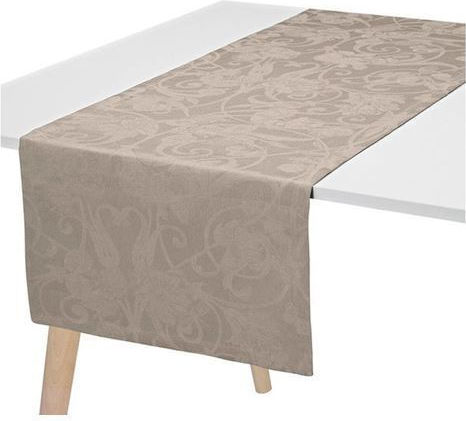 Le Jacquard Francais Ράνερ Λινό Μαύρο 50x150εκ.
