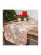 Bed&Bath D308 Χριστουγεννιάτικο Τραπεζομάντηλο Υφασμάτινο Ράνερ Κόκκινο 150x50εκ.