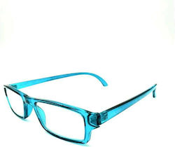 Oramont Lesebrille +2.00 in Hellblau Farbe 9001