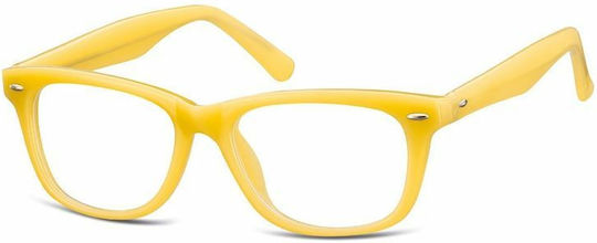Sunoptic Children's Plastic Eyeglass Frame Yellow PK10C