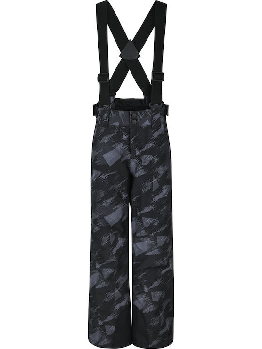 Ziener 207914-110 Kids Dungarees for Ski & Snowboard Black
