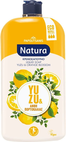 Papoutsanis Natura Yuzu & Orange Blossom Desinfektionsmittel für Hände 900ml Orange